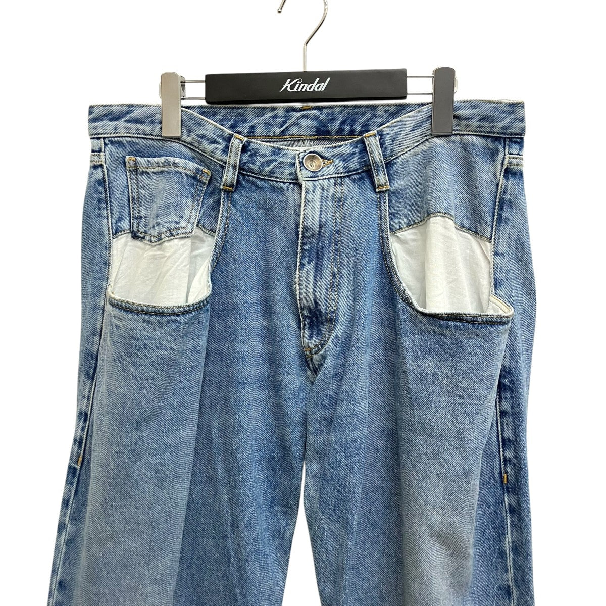 コントラストポケットデニムパンツ S51LA0052