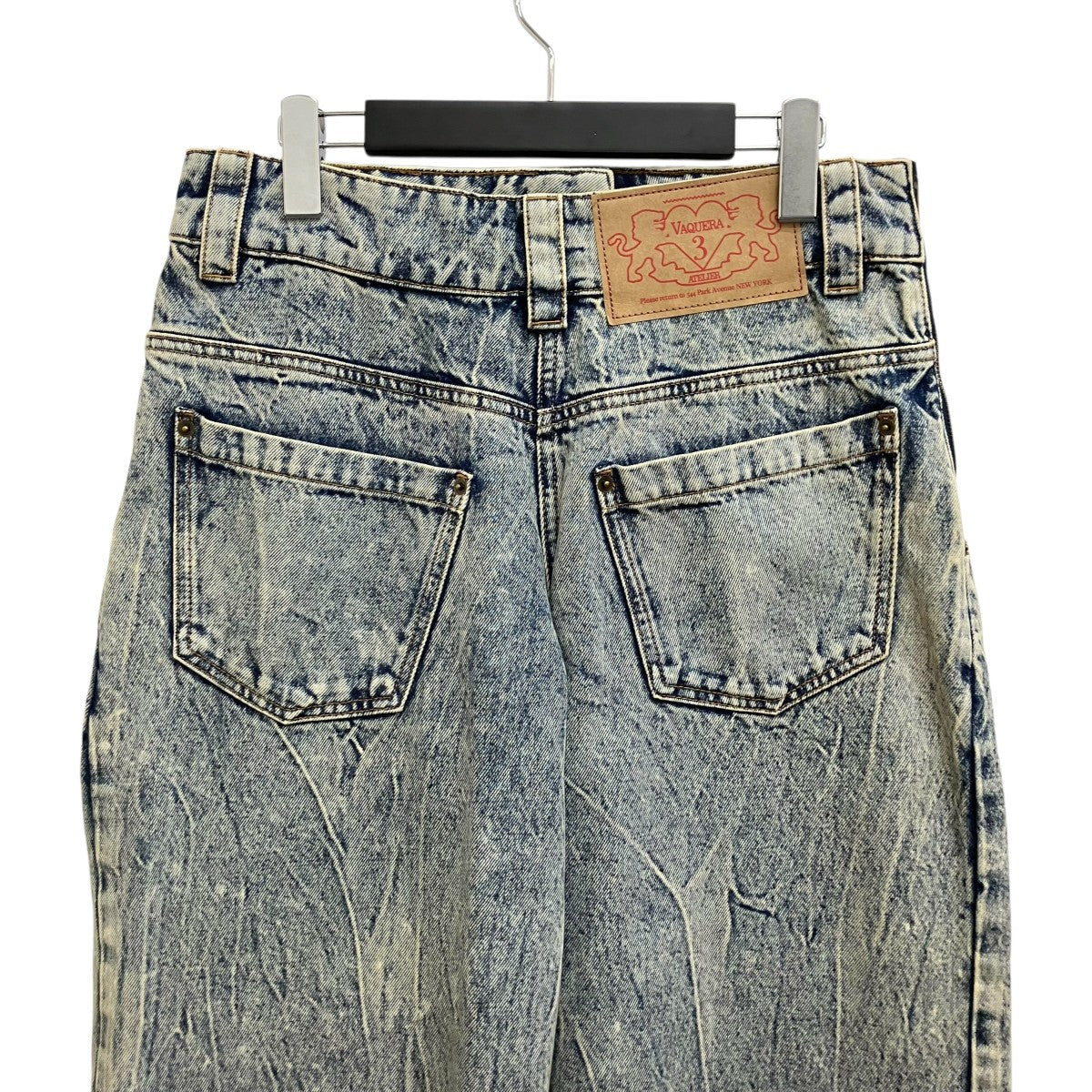 WOMEN BACKWARDS JEANSデニムパンツVAQ11P007