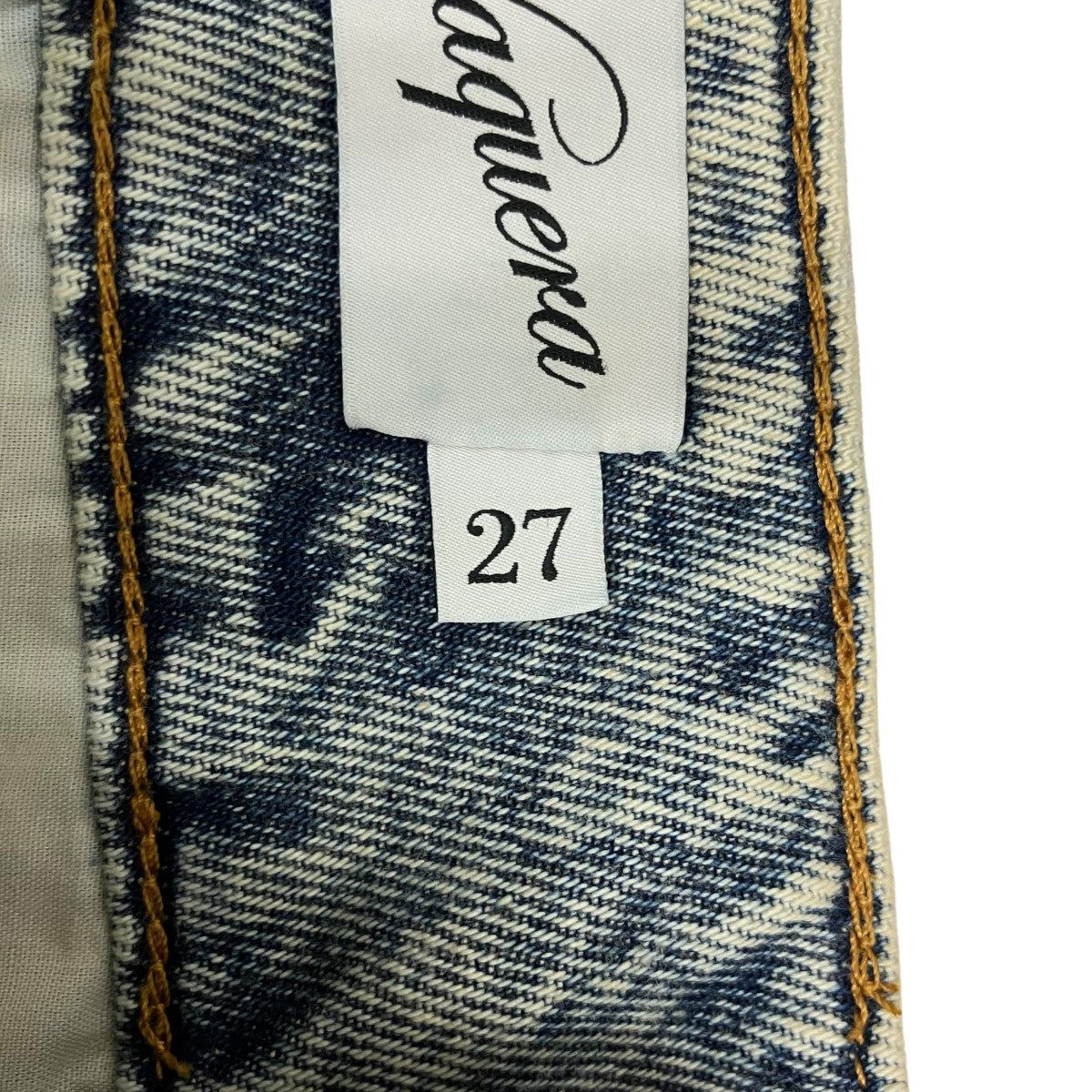 WOMEN BACKWARDS JEANSデニムパンツVAQ11P007