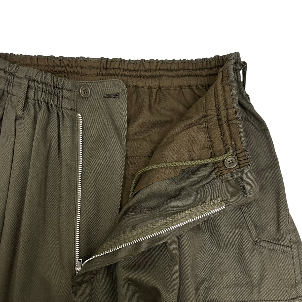 COTTON TWILL KNEE TUCK CARGO PANTS UL-P04-081
