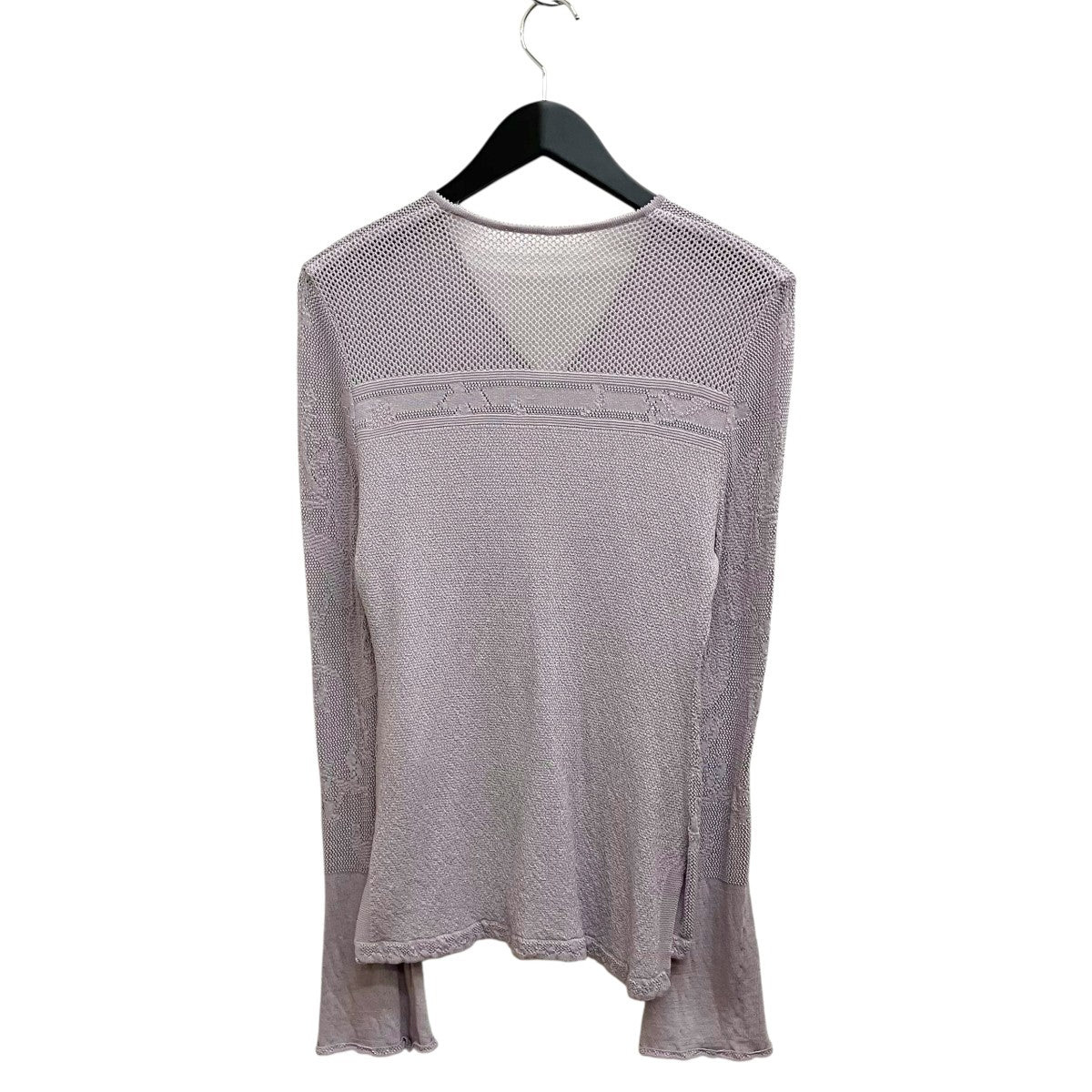 Watermark Pattern Knitted Cardigan MM24FW-KN013