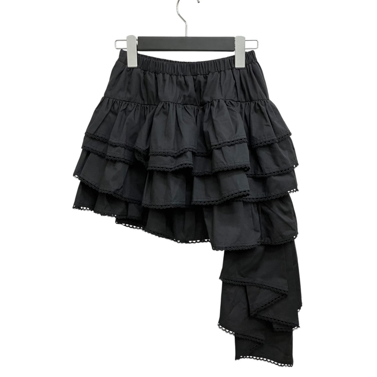 PATTY RUFFLE SKIRT B51-SK047BKF
