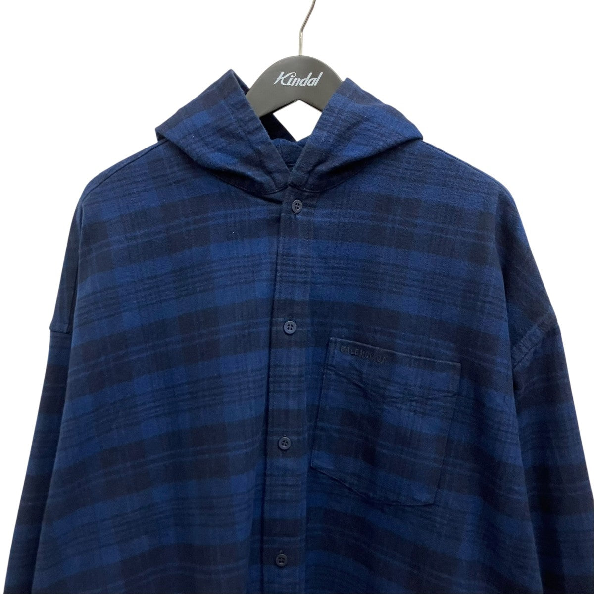 22AWCheck Flannel Hooded Shirtチェックネルシャツ720109