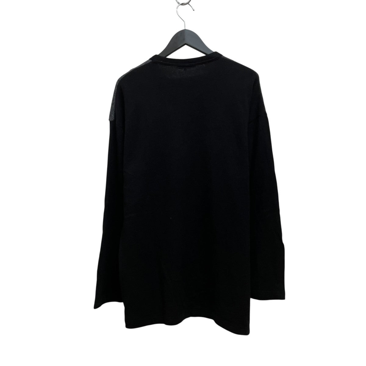 COMME des GARCONS HOMME 25AW ウールナイロン天竺パッチワークニット AD2025／ HP-T018 古着・中古-2枚目のアイテム画像