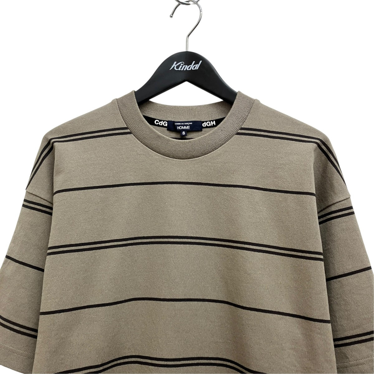 COMME des GARCONS HOMME 26SS ボーダーレイヤードTシャツ AD2025／ HQ-T003 古着・中古-3枚目のアイテム画像