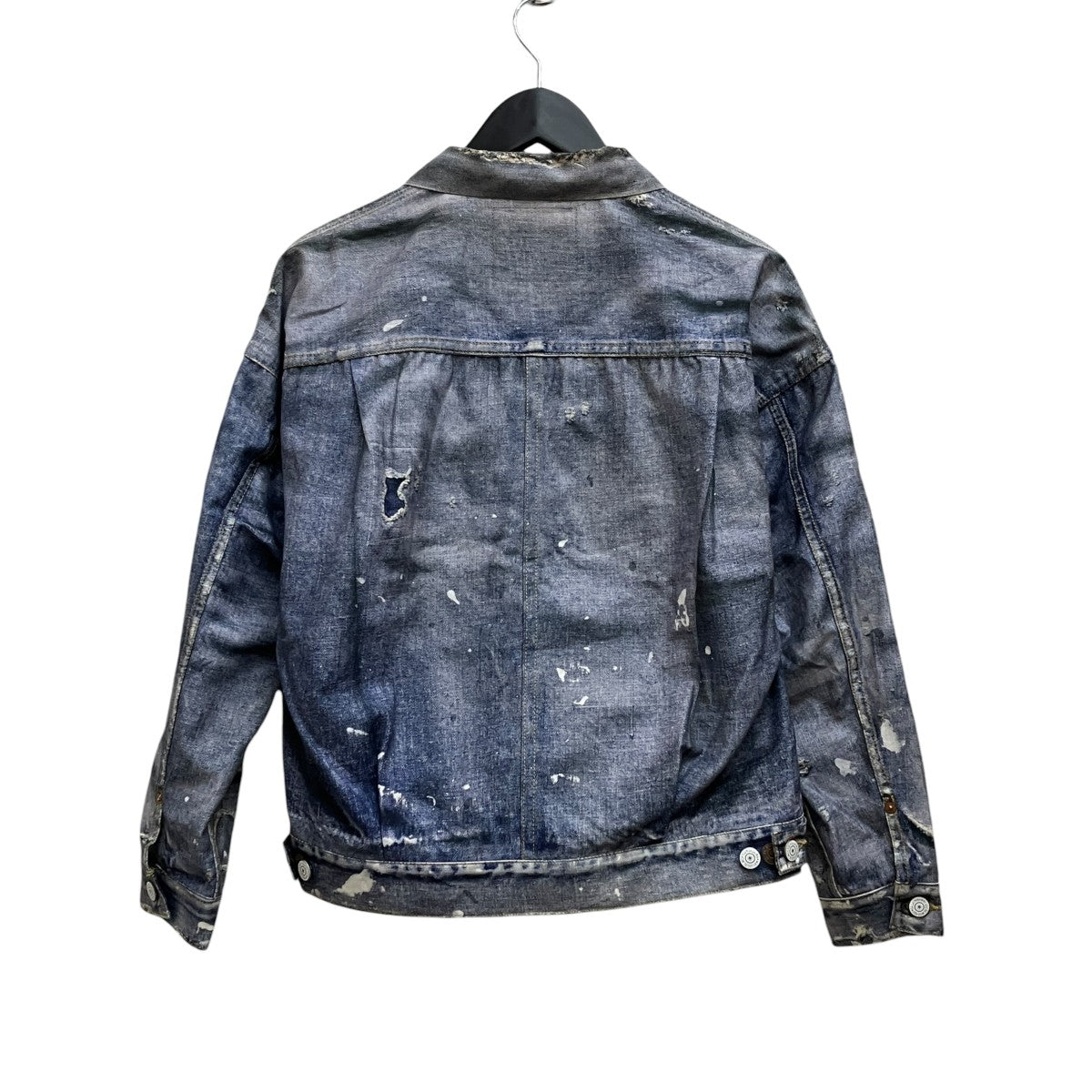 eYe COMMEdesGARCONS JUNYAWATANABE MAN×New Manual 26SSツイル転写プリントデニムジャケットWQ-J922 古着・中古-2枚目のアイテム画像