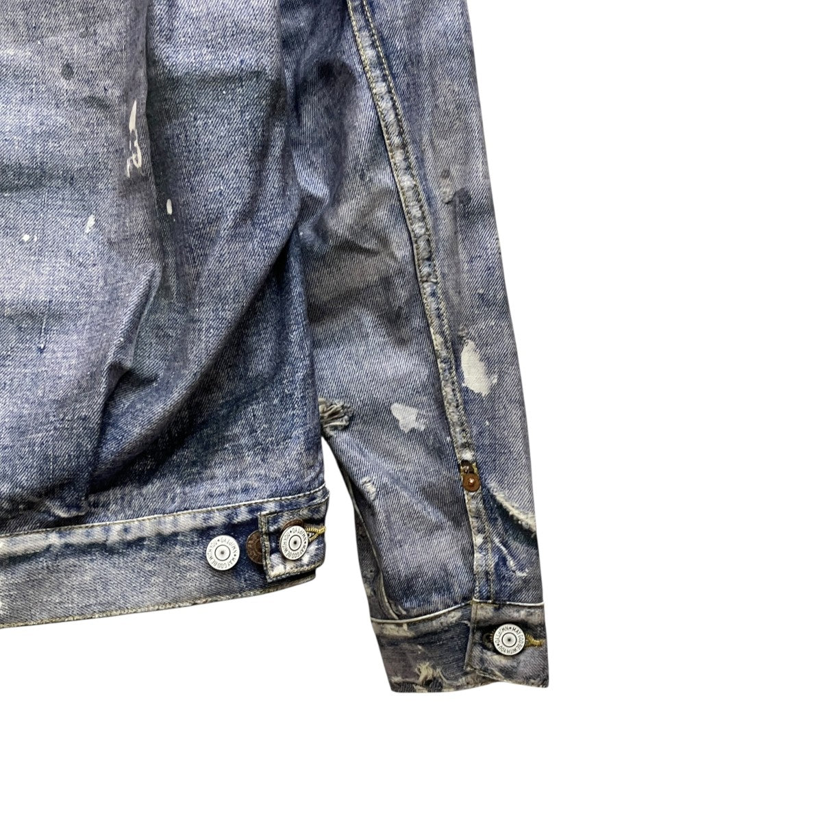 eYe COMMEdesGARCONS JUNYAWATANABE MAN×New Manual 26SSツイル転写プリントデニムジャケットWQ-J922 古着・中古-5枚目のアイテム画像