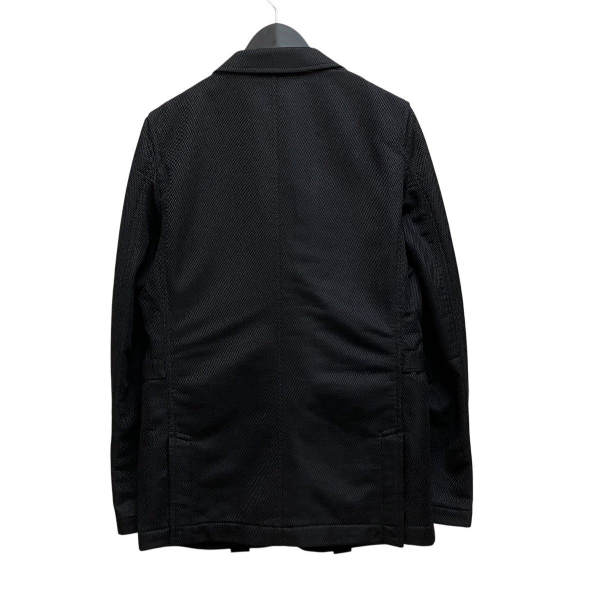 COMME des GARCONS HOMME DEUX 26SS エステルメッシュ 製品後加工 シングルテーラードジャケットAD2025 ／DQ-J054 古着・中古-2枚目のアイテム画像