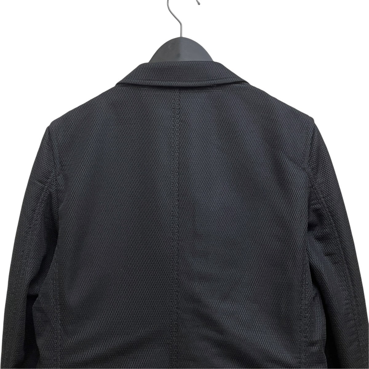 COMME des GARCONS HOMME DEUX 26SS エステルメッシュ 製品後加工 シングルテーラードジャケットAD2025 ／DQ-J054 古着・中古-4枚目のアイテム画像