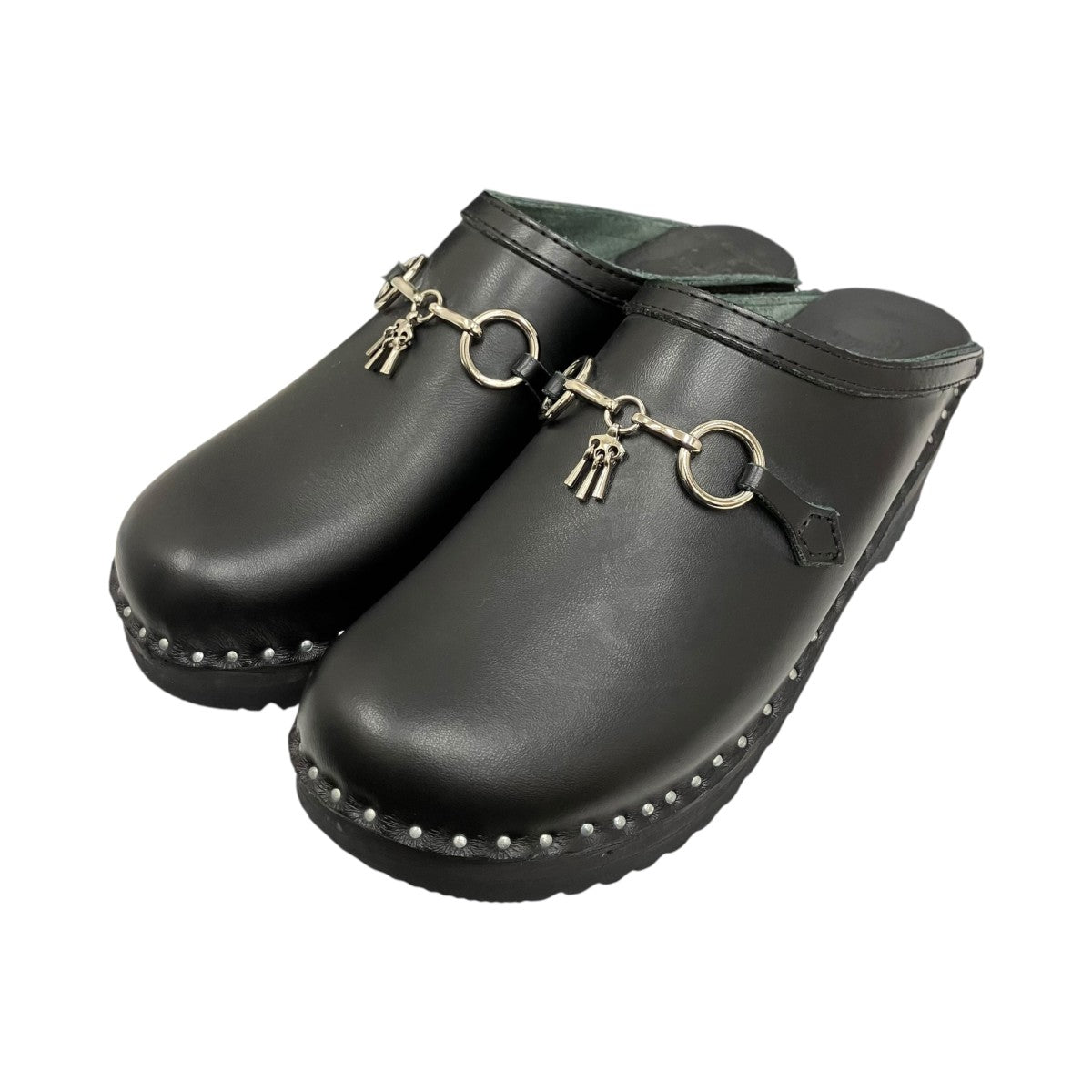 Needles×TROENTORP Swedish Clog Tassel Bitレザーシューズ 古着・中古-1枚目のアイテム画像