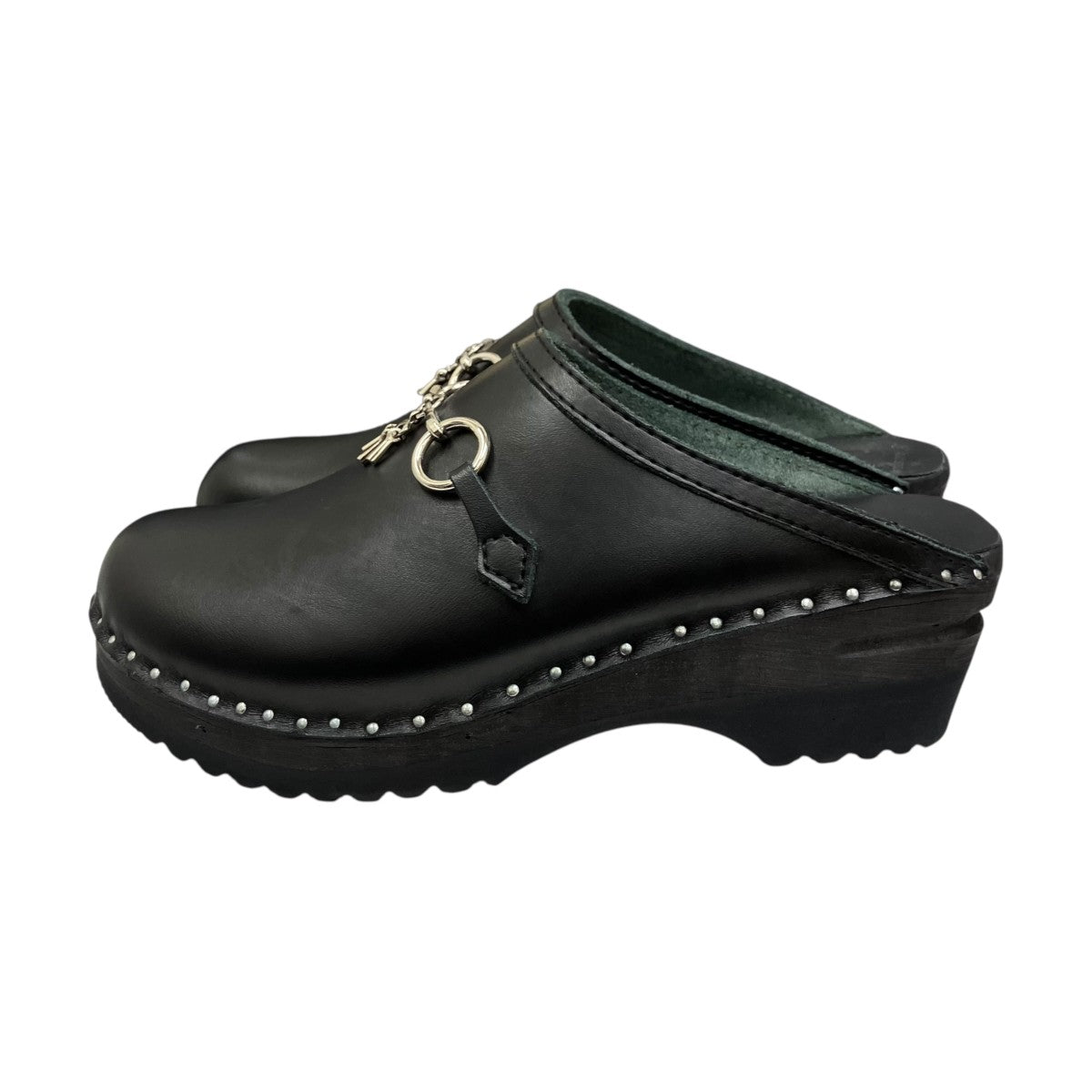 Needles×TROENTORP Swedish Clog Tassel Bitレザーシューズ 古着・中古-3枚目のアイテム画像