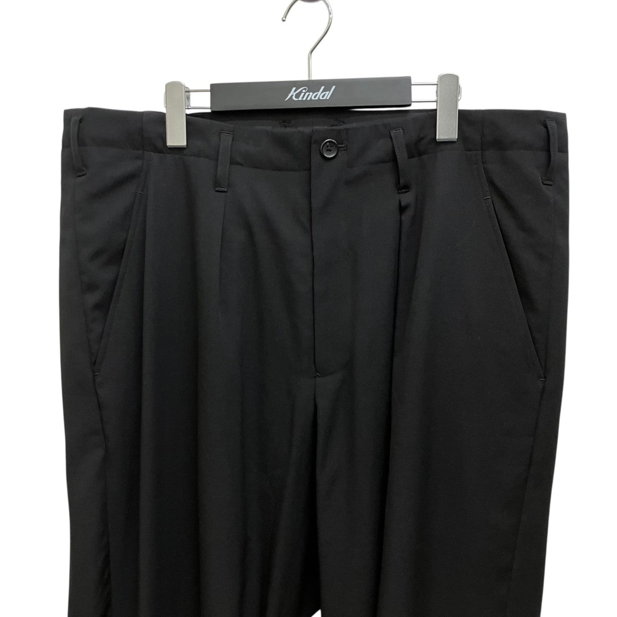 WOOL GABARDINE HEM BELT PANT HO-P55-100