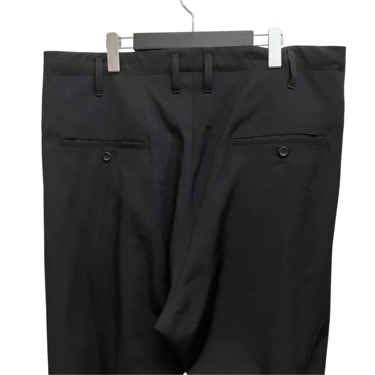 WOOL GABARDINE HEM BELT PANT HO-P55-100