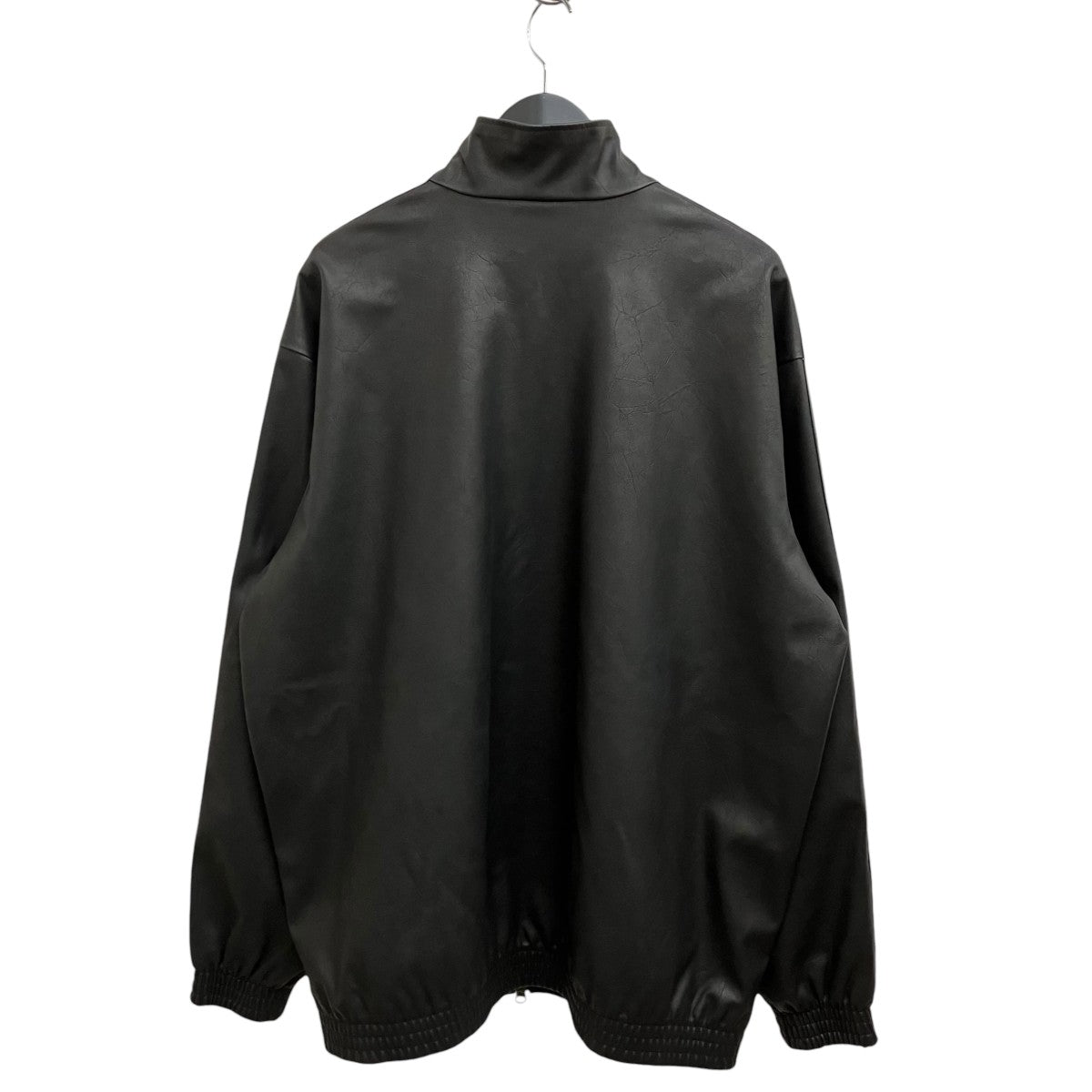  ドット柄 ジップアップジャケット　ブラック　Mサイズ adidas(アディダス) PLEATHER FIREBIRD OVERSIZED TRACKTOPジップ