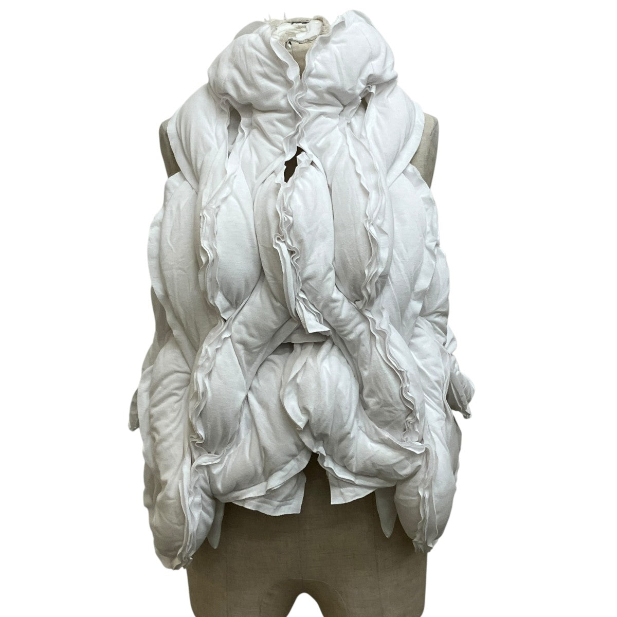 COMME des GARCONS AD2025 Polyester Jersey x Polyester JacketベストGQ-J031 古着・中古-1枚目のアイテム画像