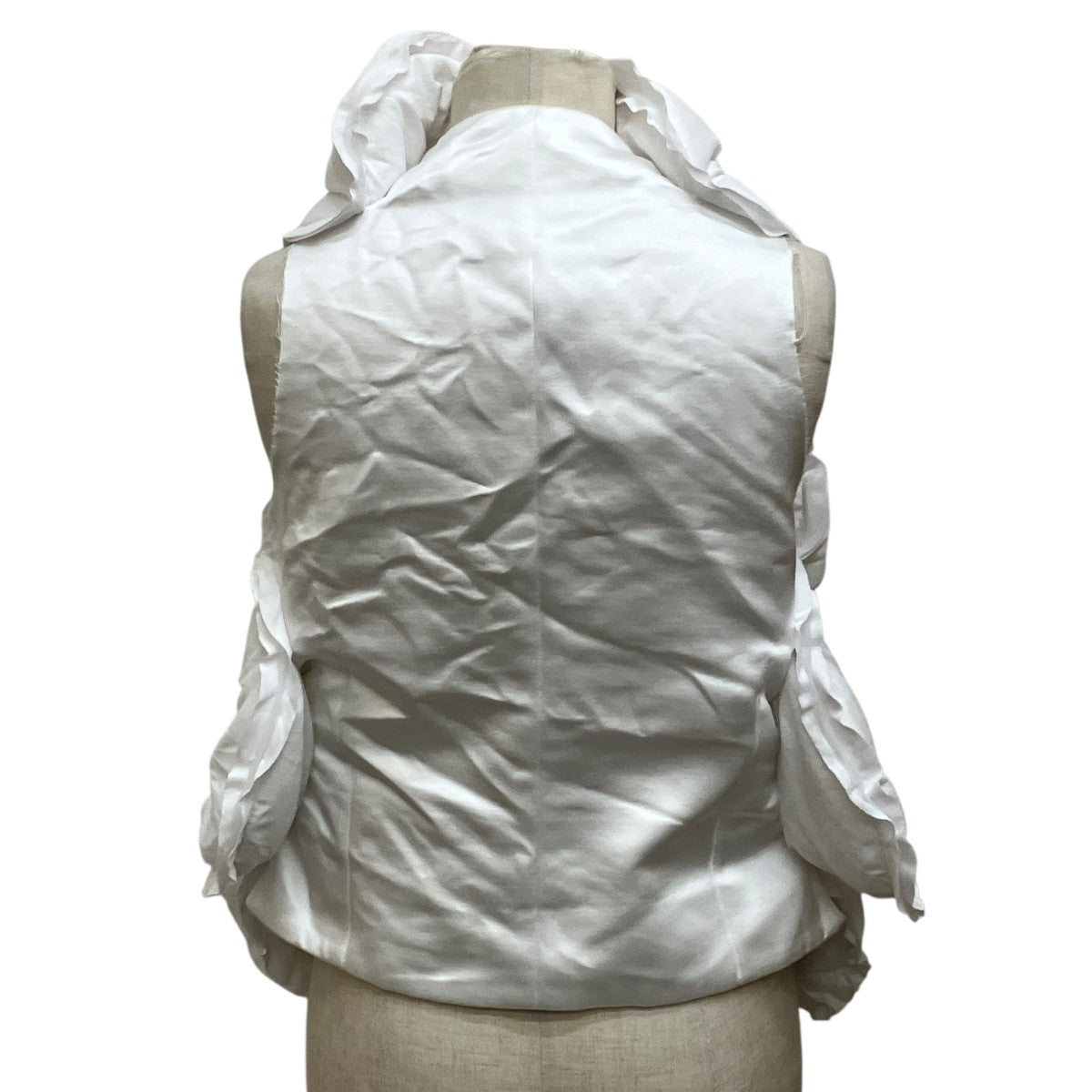 COMME des GARCONS AD2025 Polyester Jersey x Polyester JacketベストGQ-J031 古着・中古-2枚目のアイテム画像