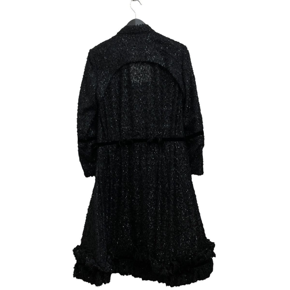 noir kei ninomiya AD2025 ラッフル コート 3Q-C004 古着・中古-2枚目のアイテム画像