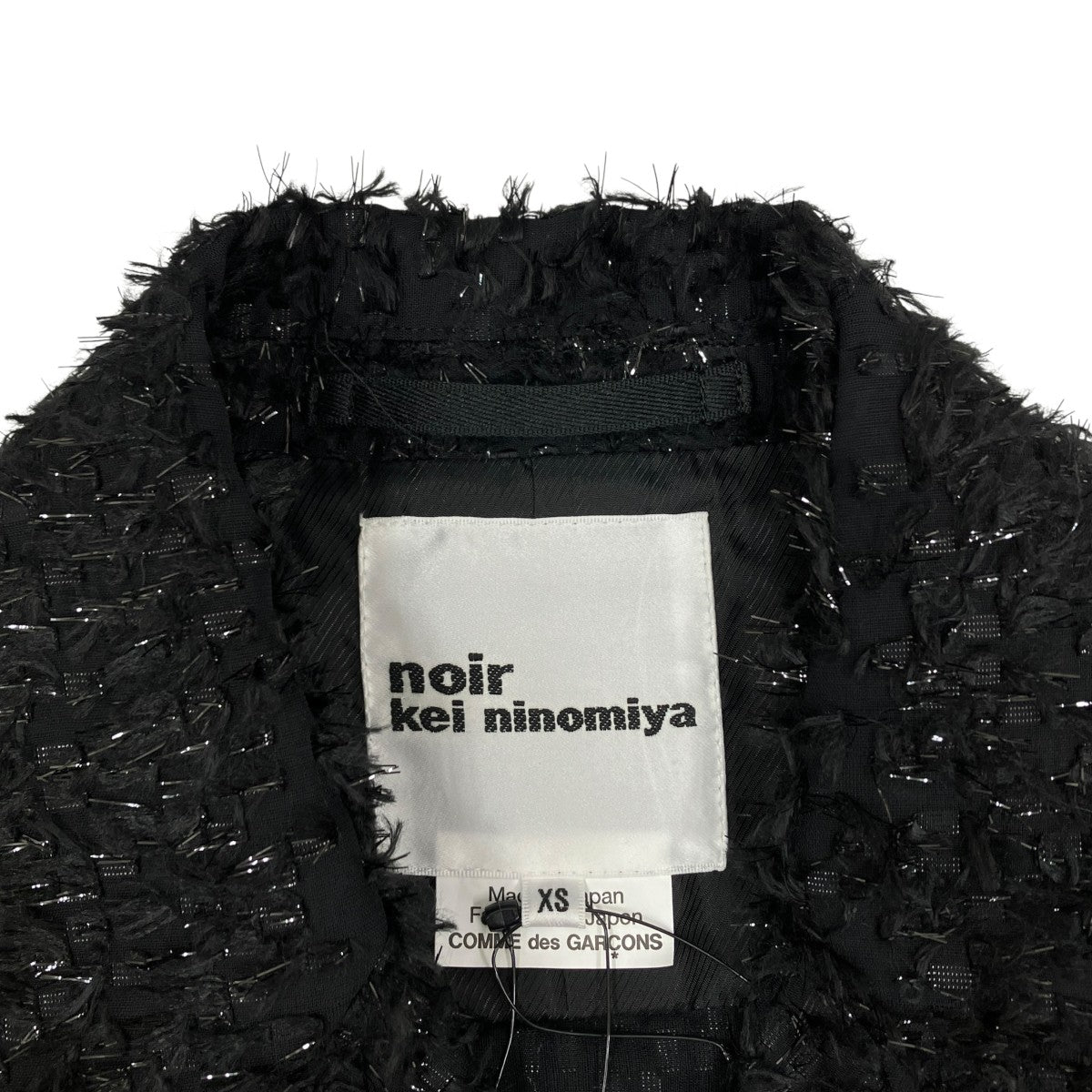 noir kei ninomiya AD2025 ラッフル コート 3Q-C004 古着・中古-3枚目のアイテム画像