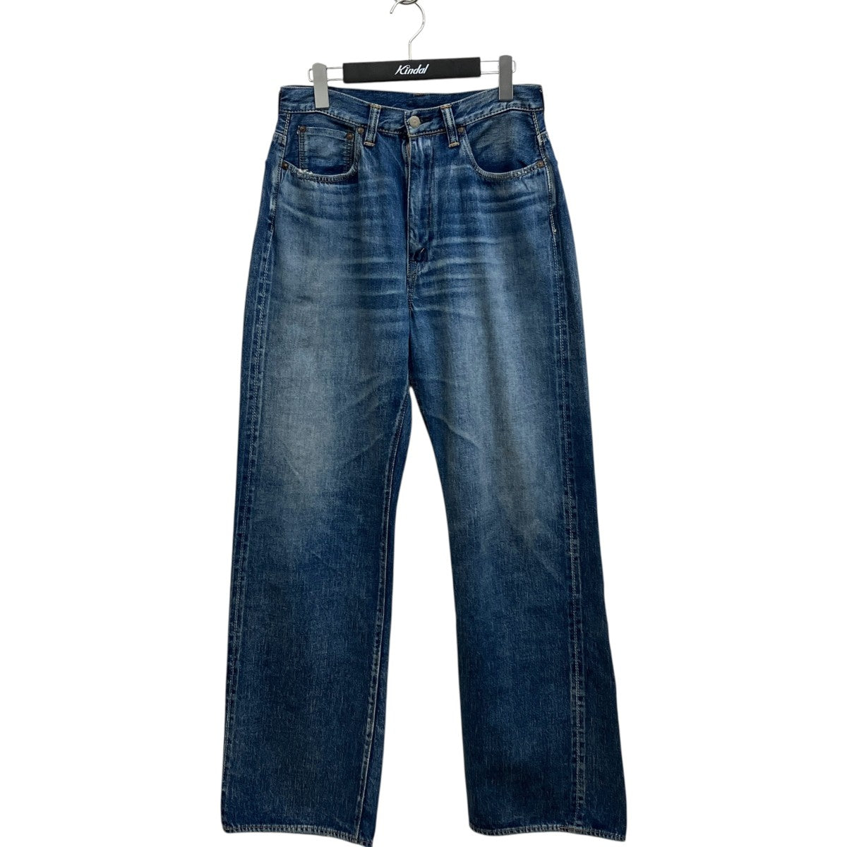 FULLCOUNT Wide Straight ”Monroe” Denim HWデニムパンツ0107SS 古着・中古-1枚目のアイテム画像