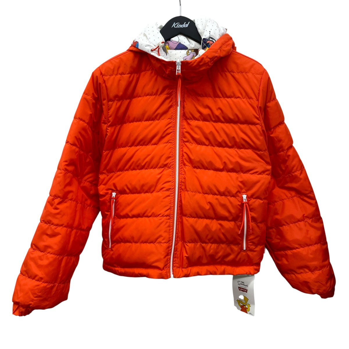 LEVI’S SIMPSONS W PACKABLE JKT THE SIMPSONSリバーシブルダウンジャケットA2061-0000 古着・中古-5枚目のアイテム画像