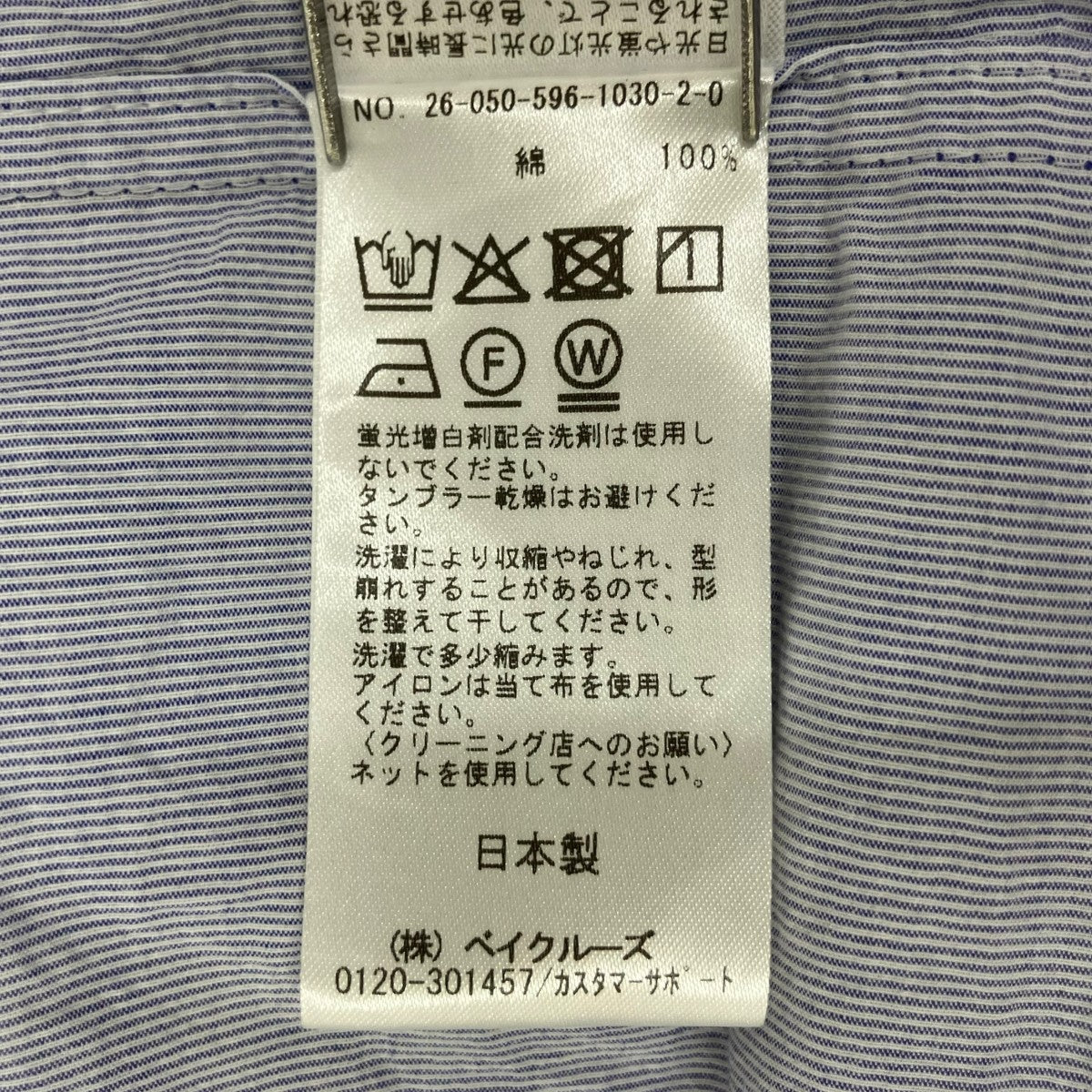 26SSCOTTON LONG SLEEVE SHIRT長袖シャツ26050596103020