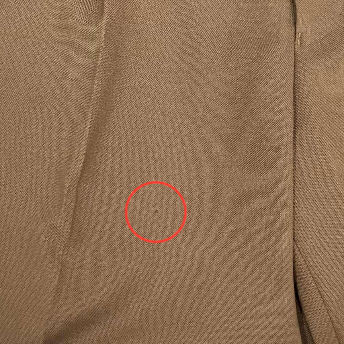 DORMEUIL社製タックパンツ