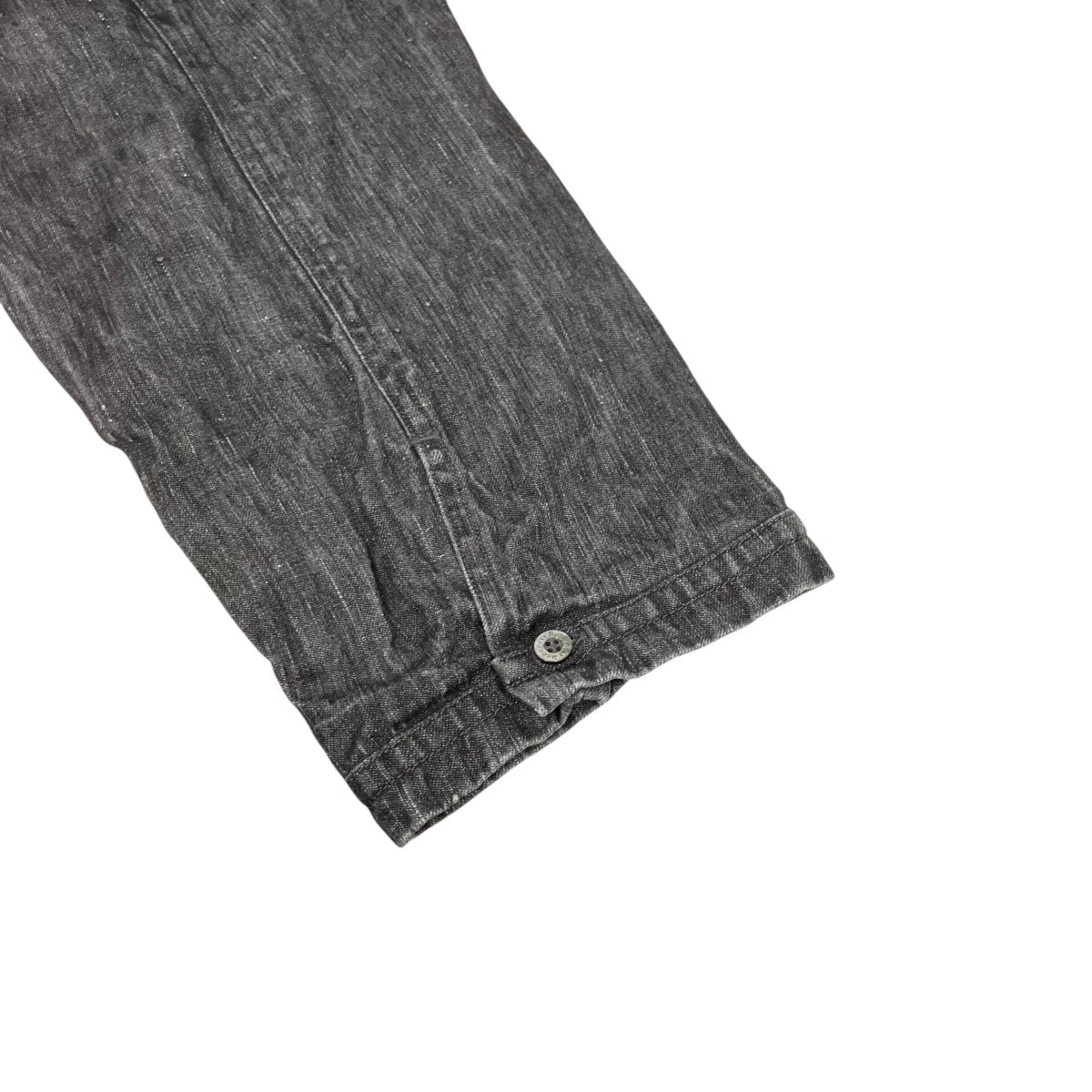 24AW リネンブラックデニムシャツ 01243-1111