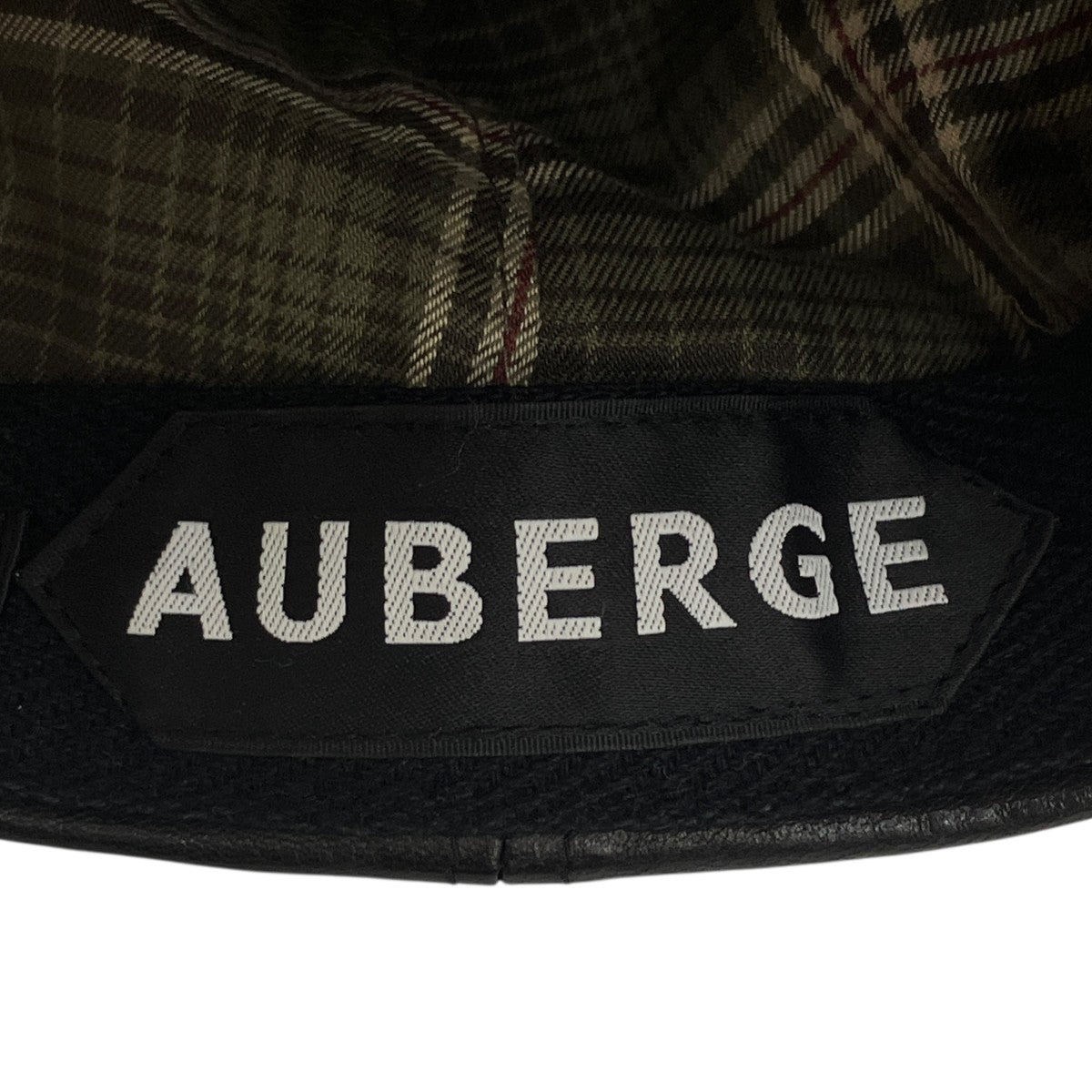 AUBERGE レザーキャップ 古着・中古-8枚目のアイテム画像