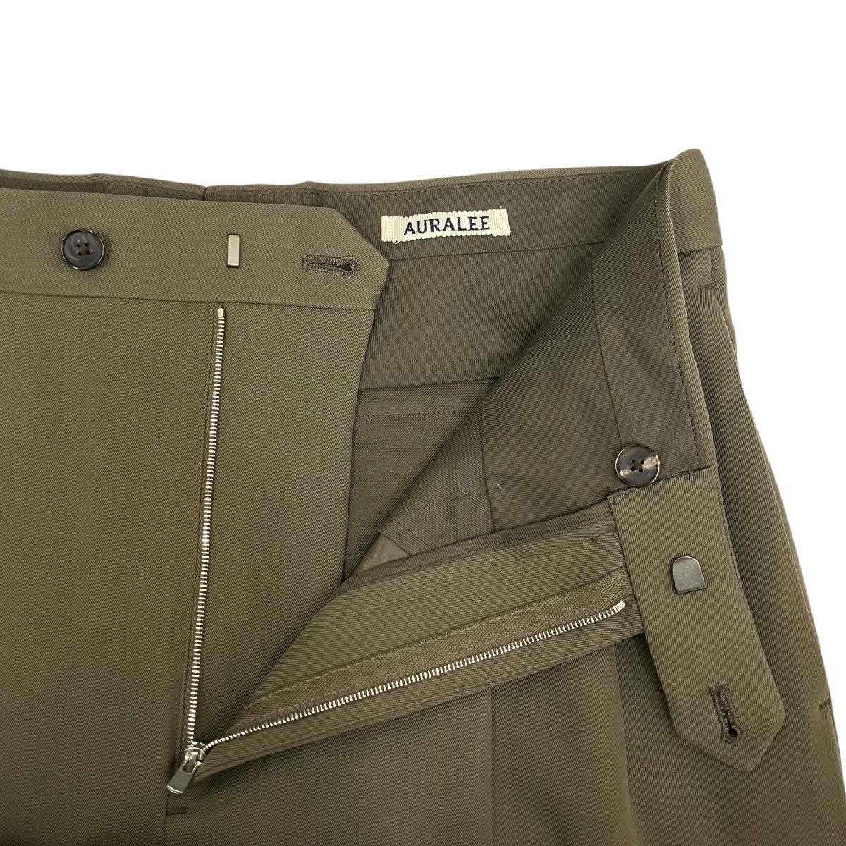 26SSLIGHT WOOL MAX GABARDINE TWOーTUCK SLACKSスラックスA26SP04MG
