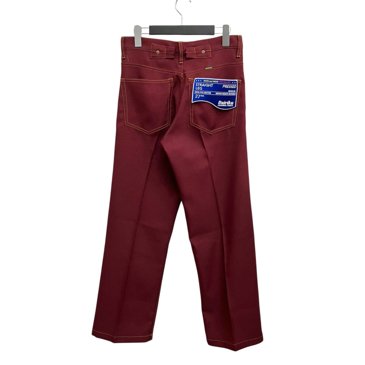 Straight Flasher Pressed Pants 21AW P-4