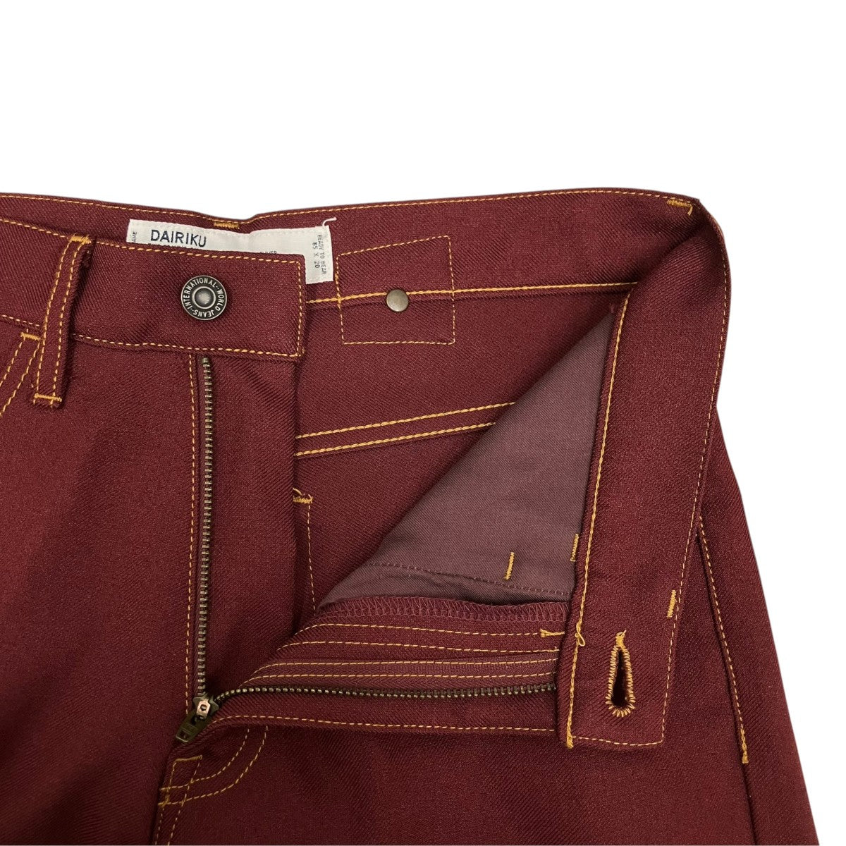 Straight Flasher Pressed Pants 21AW P-4