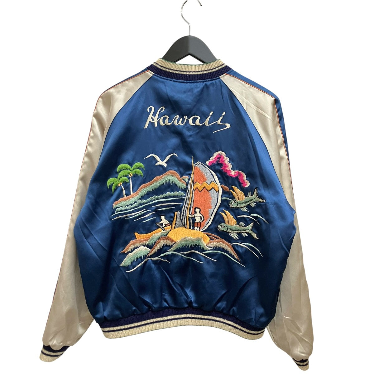 虎×HAWAIIスカジャンM18470