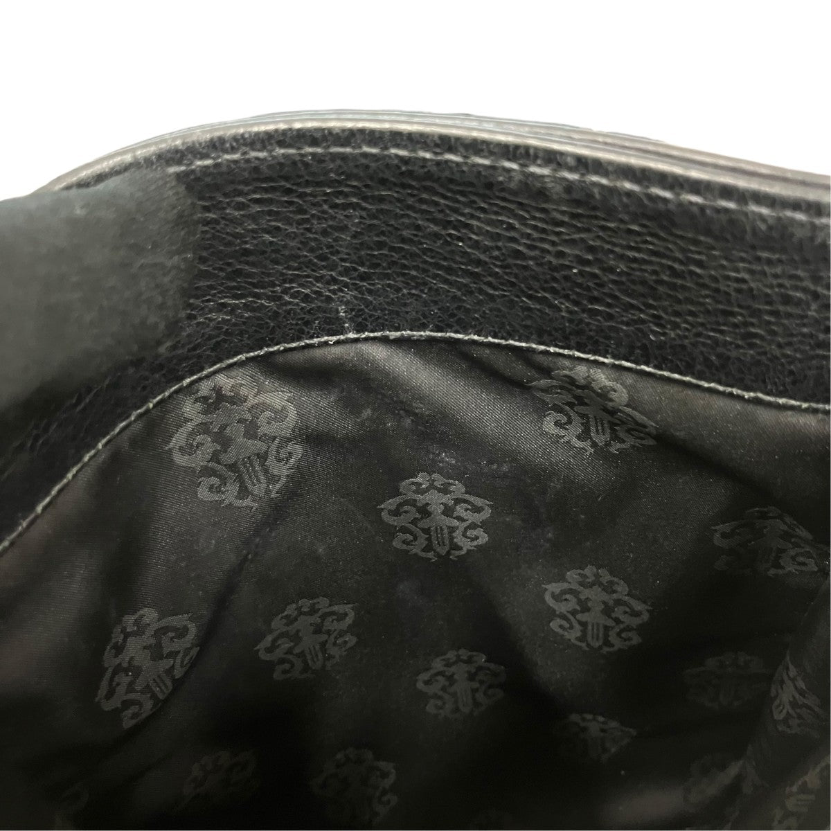 CHROME HEARTS SQ PKT 3CEME CRS スクエアポケット 3クロスパッチレザーショルダーバッグ 古着・中古-8枚目のアイテム画像
