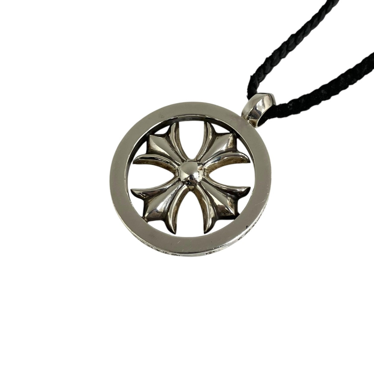 CH PLUS MEDALION CHプラス メダリオン LEATHER BRAID レザーブレードネックレス
