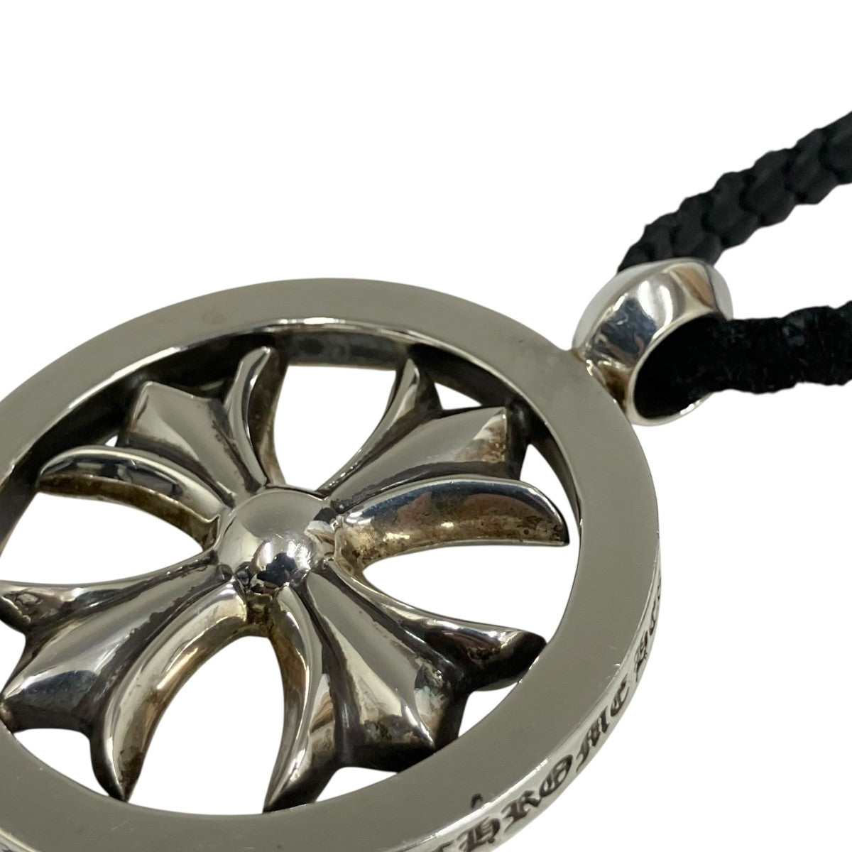 CH PLUS MEDALION CHプラス メダリオン LEATHER BRAID レザーブレードネックレス