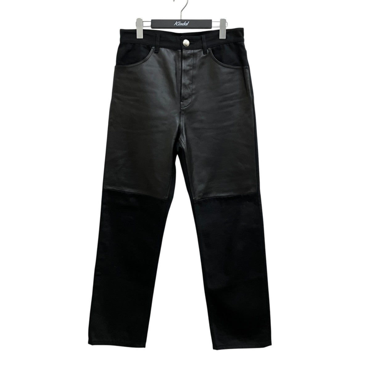24AW レザー切替デニムパンツ J22KA0231
