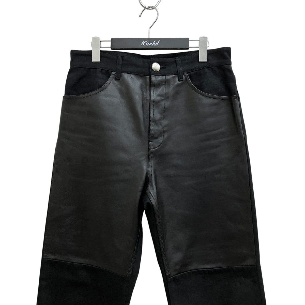 24AW レザー切替デニムパンツ J22KA0231