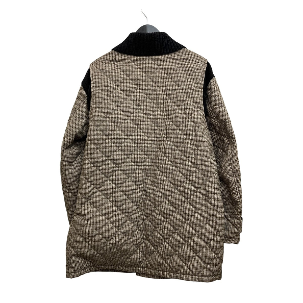 Wool Quilted Knit Collar Coat ／M213-0201