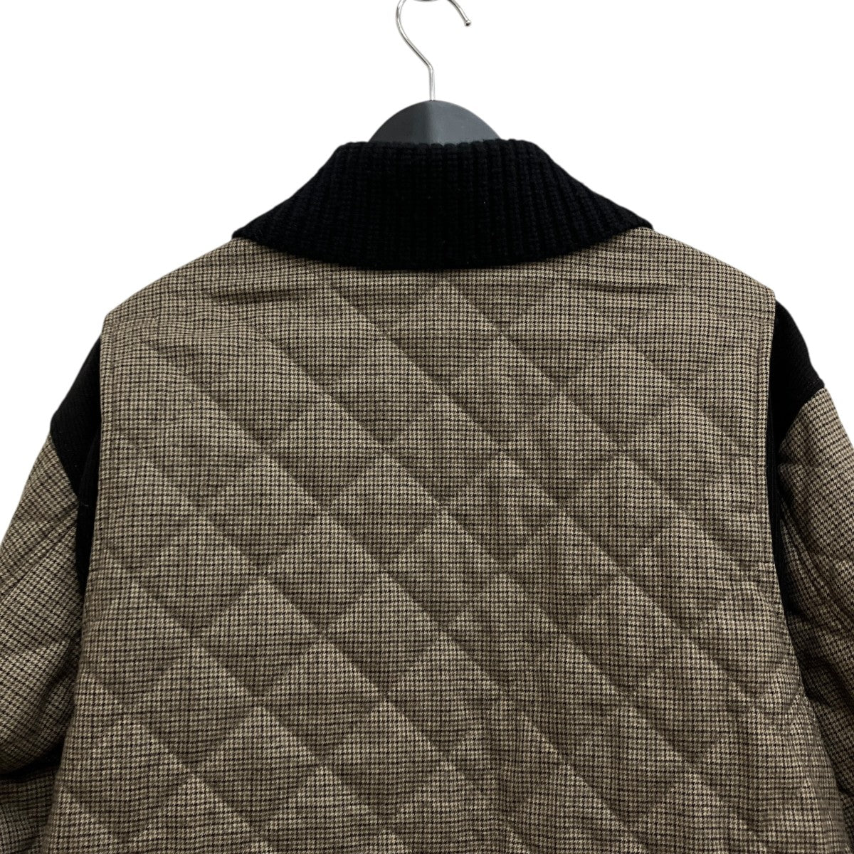 Wool Quilted Knit Collar Coat ／M213-0201