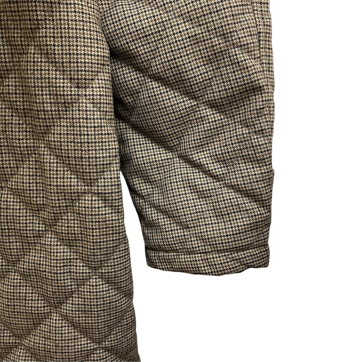 Wool Quilted Knit Collar Coat ／M213-0201