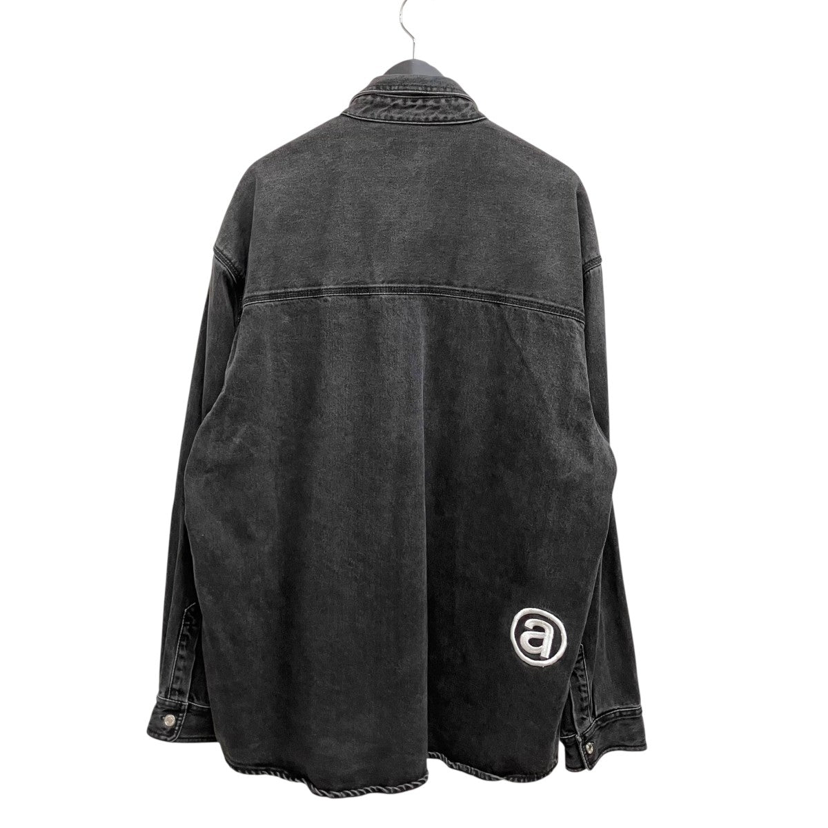 AAPE BY A BATHING APE Moonface Embroidered Denim Shirt AAPSTM8371XXG 古着・中古-2枚目のアイテム画像
