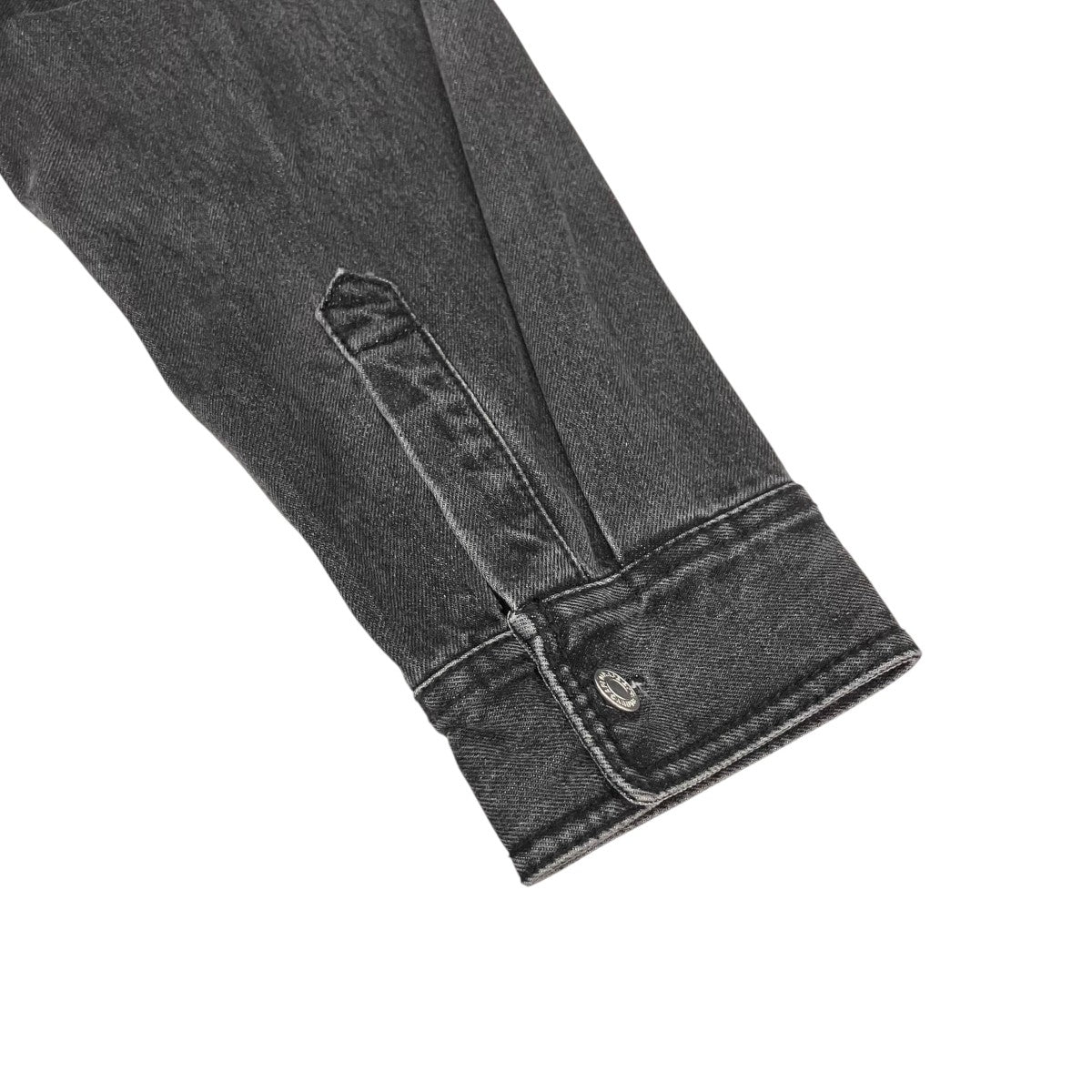 AAPE BY A BATHING APE Moonface Embroidered Denim Shirt AAPSTM8371XXG 古着・中古-4枚目のアイテム画像