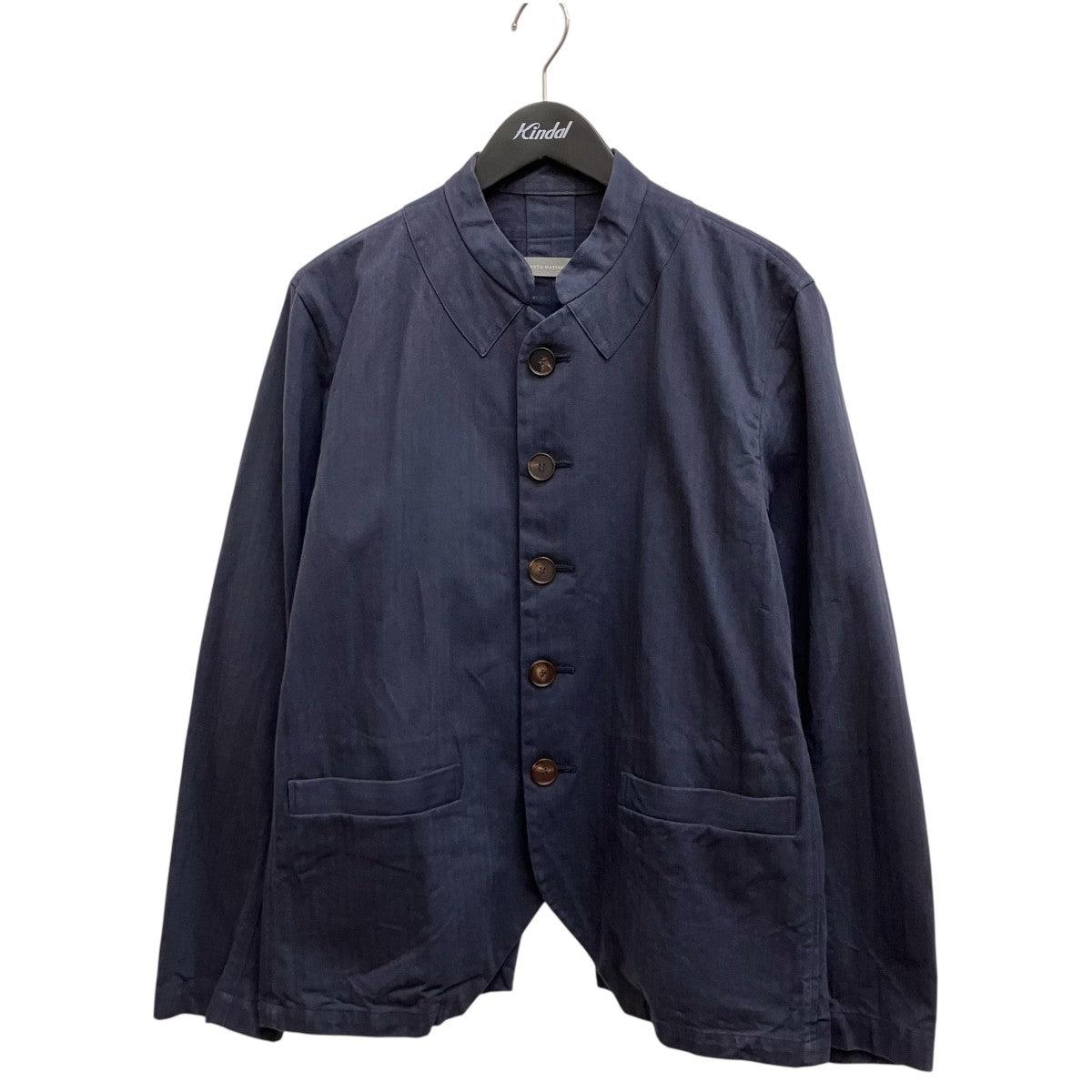 YUTA MATSUOKA 22SS 硫化染ヘリンボーンジャケット 古着・中古-1枚目のアイテム画像