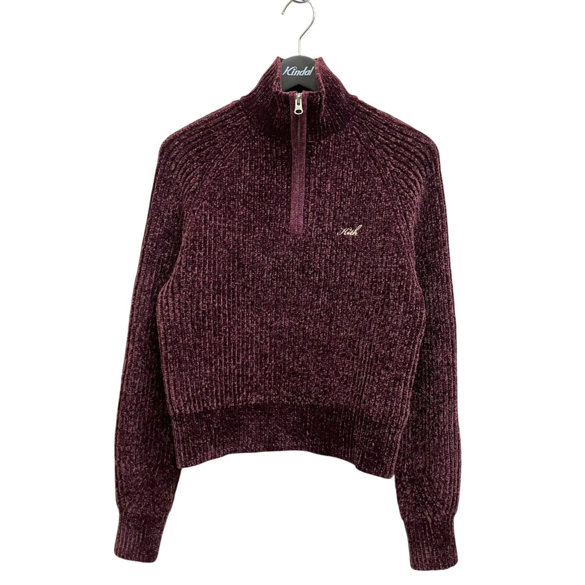 Women Presley Chenille 1 2 ZipハーフジップスウェットKHW030340
