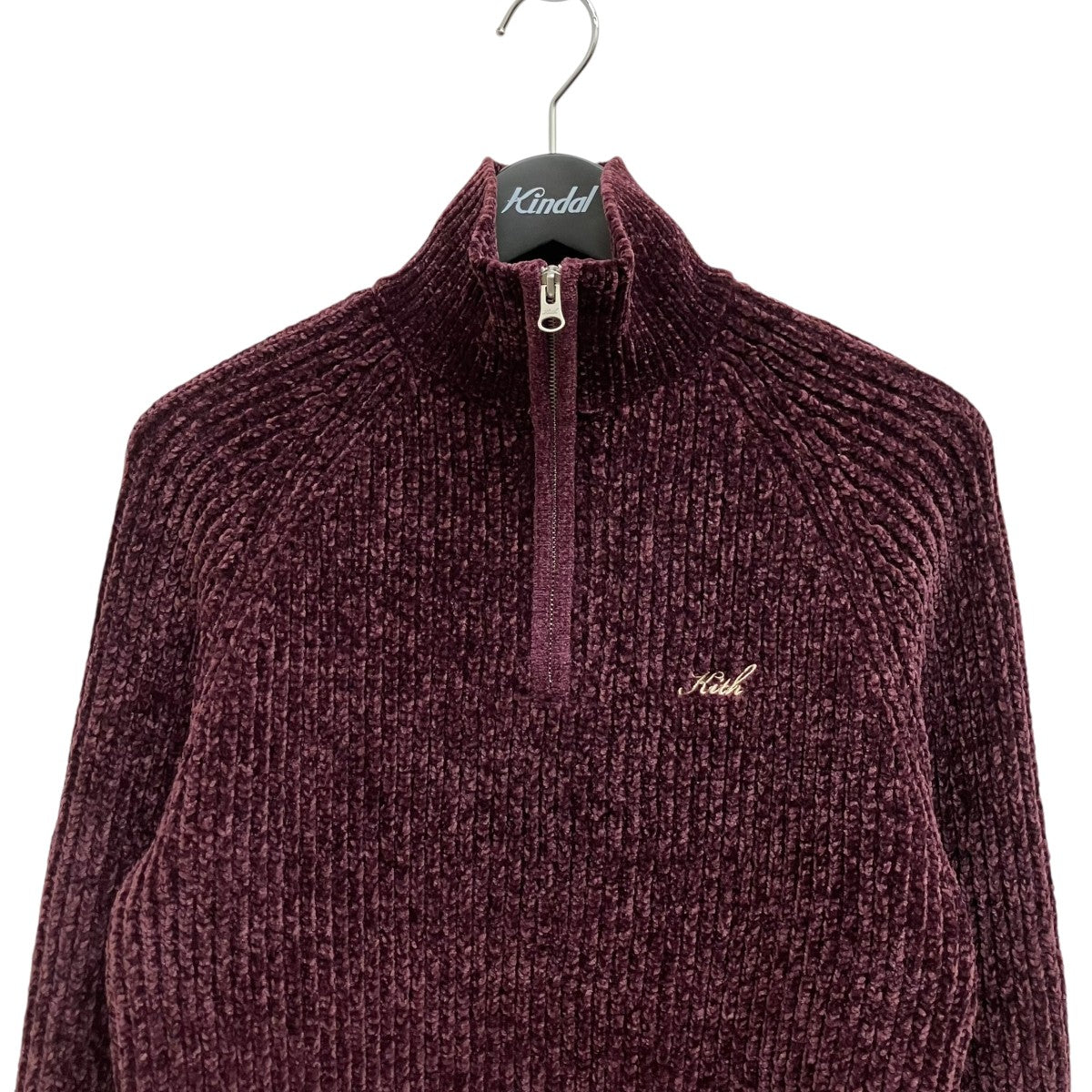 Women Presley Chenille 1 2 ZipハーフジップスウェットKHW030340