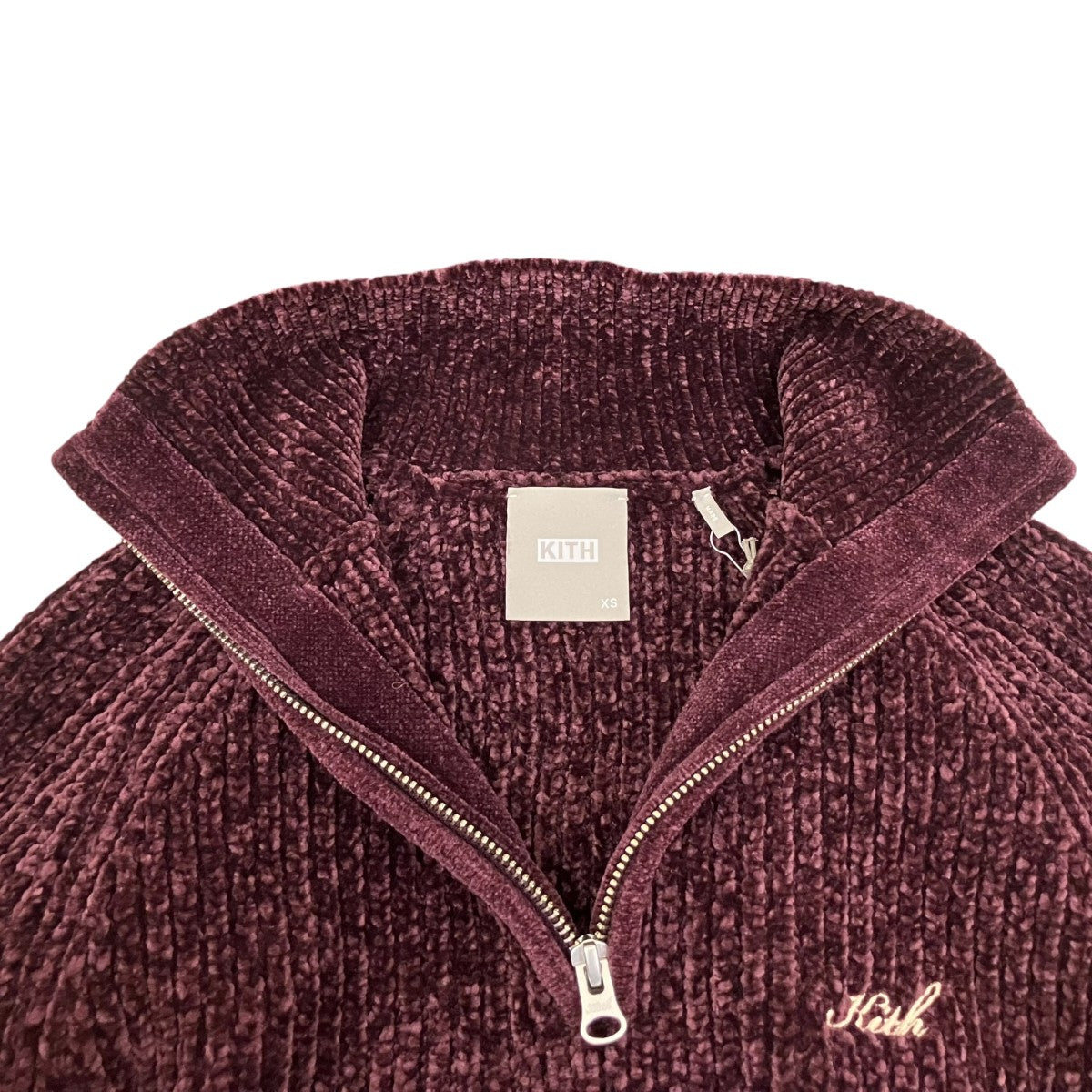 Women Presley Chenille 1 2 ZipハーフジップスウェットKHW030340