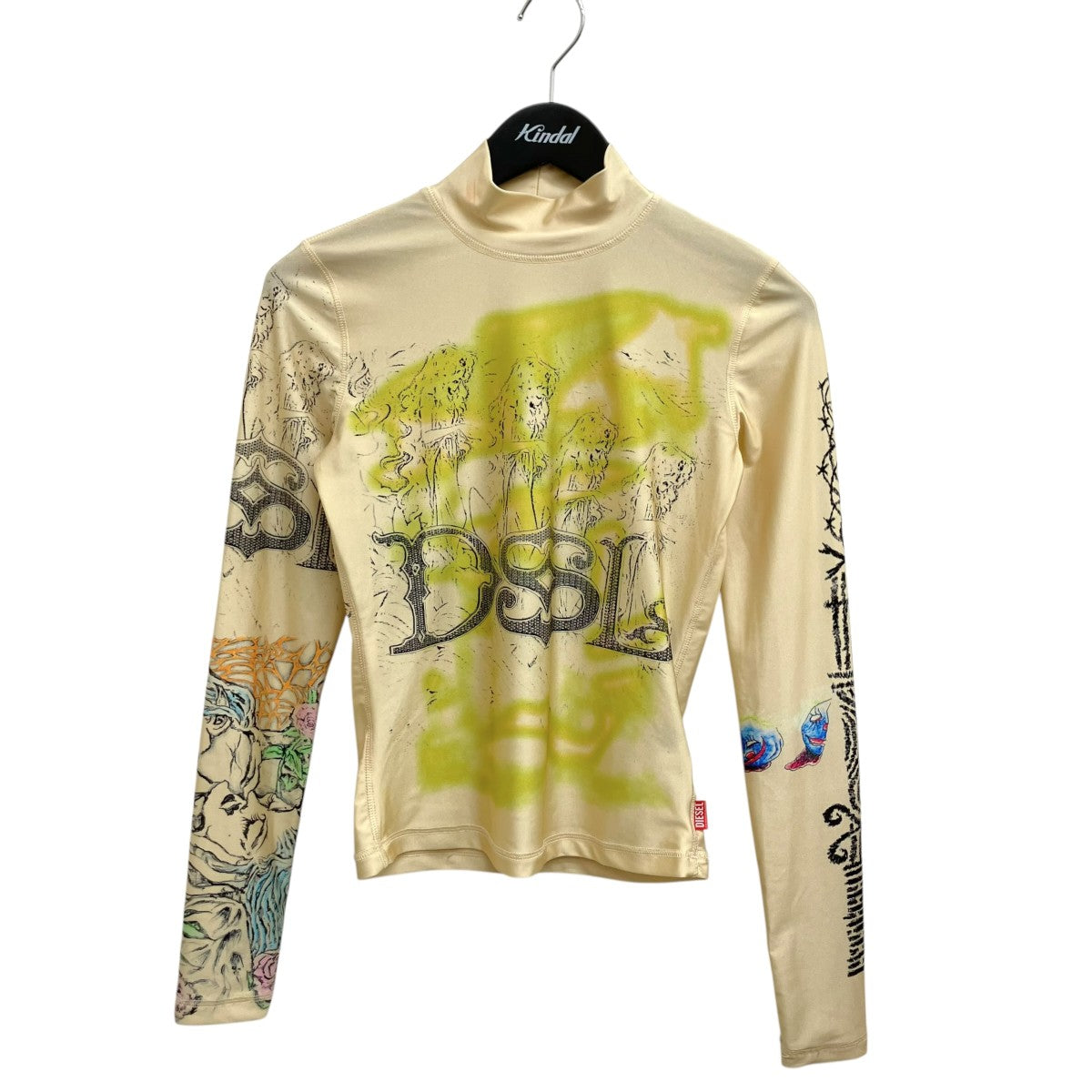 DIESEL T-IMUNモックネックカットソーA16640 古着・中古-1枚目のアイテム画像