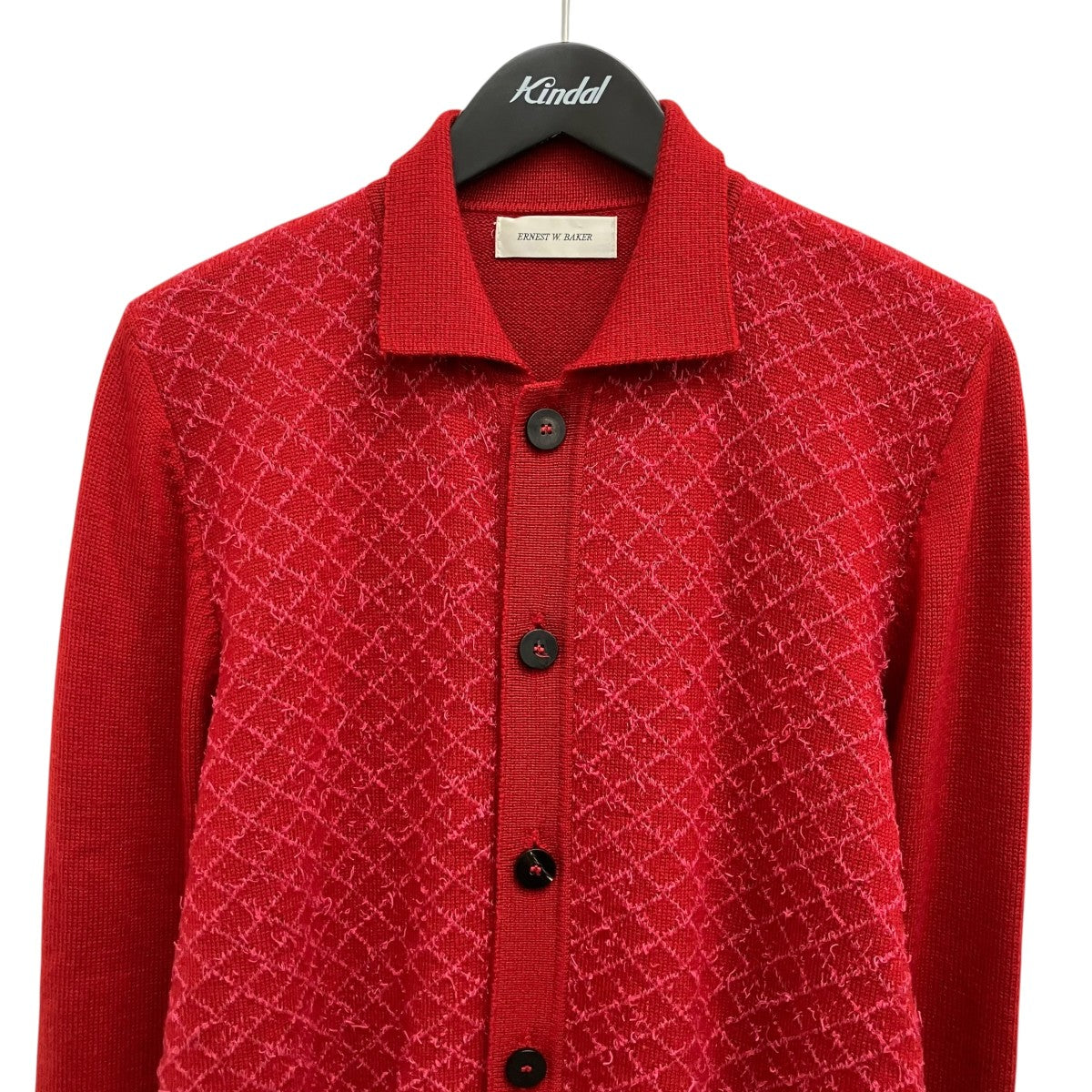 ERNEST W．BAKER BUTTON UP CARDIGANカーディガン 古着・中古-3枚目のアイテム画像