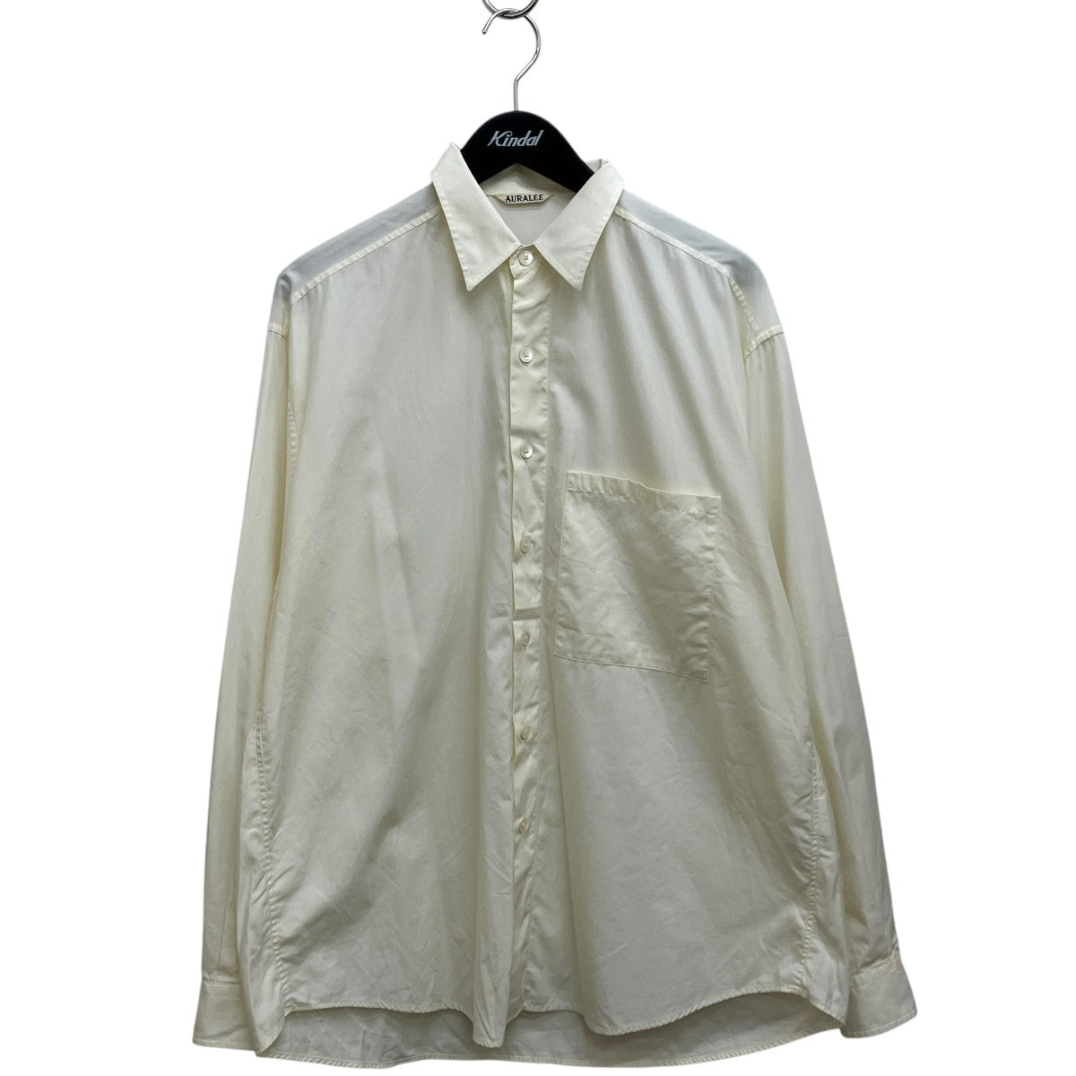 WASHED FINX TWILL BIG SHIRT長袖シャツA00S03TN