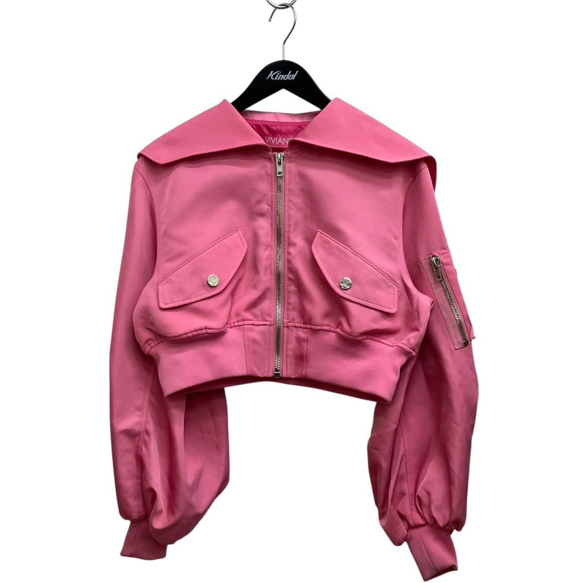 Sailor Collar Cropped Bomber JacketジャケットVS-SS24-J06